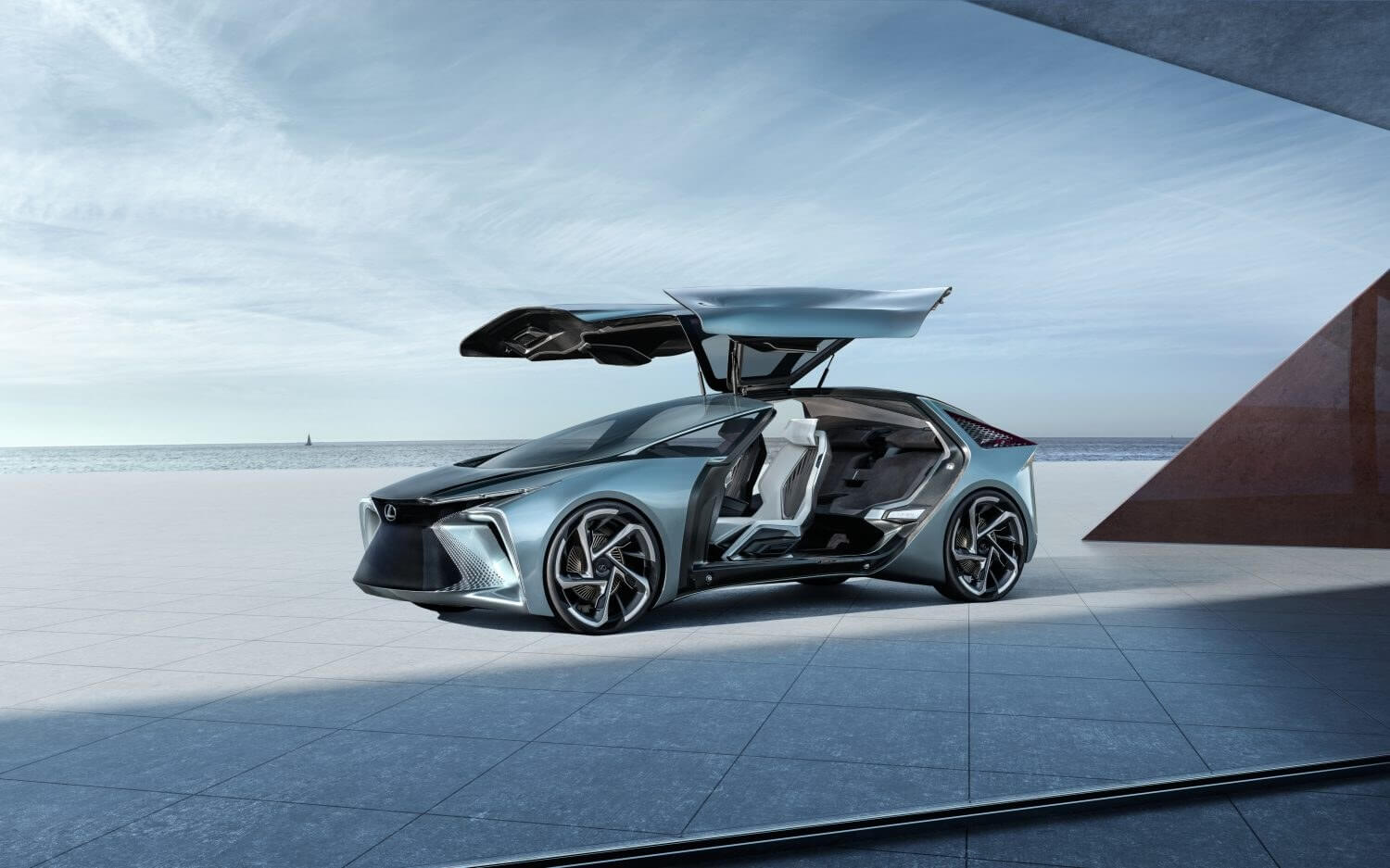 Lexus 'LF-30' electric vehicle concept boasts 'artificial muscle technology' and drone support