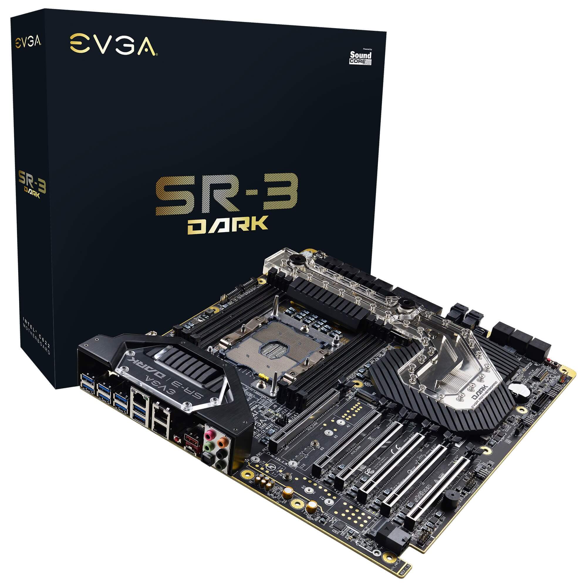 EVGA's SR-3 Dark motherboard for Intel's Xeon W-3175X arrives for $1,800