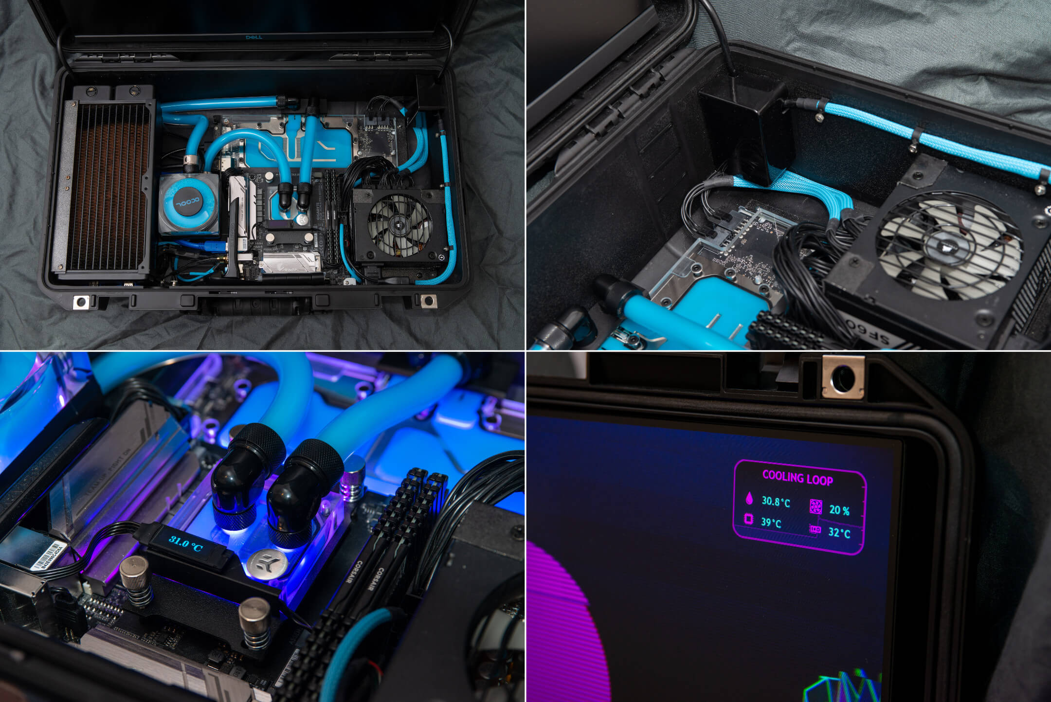 Guy Converts Luggage Case Into A Liquid Cooled Gaming Pc Calls It