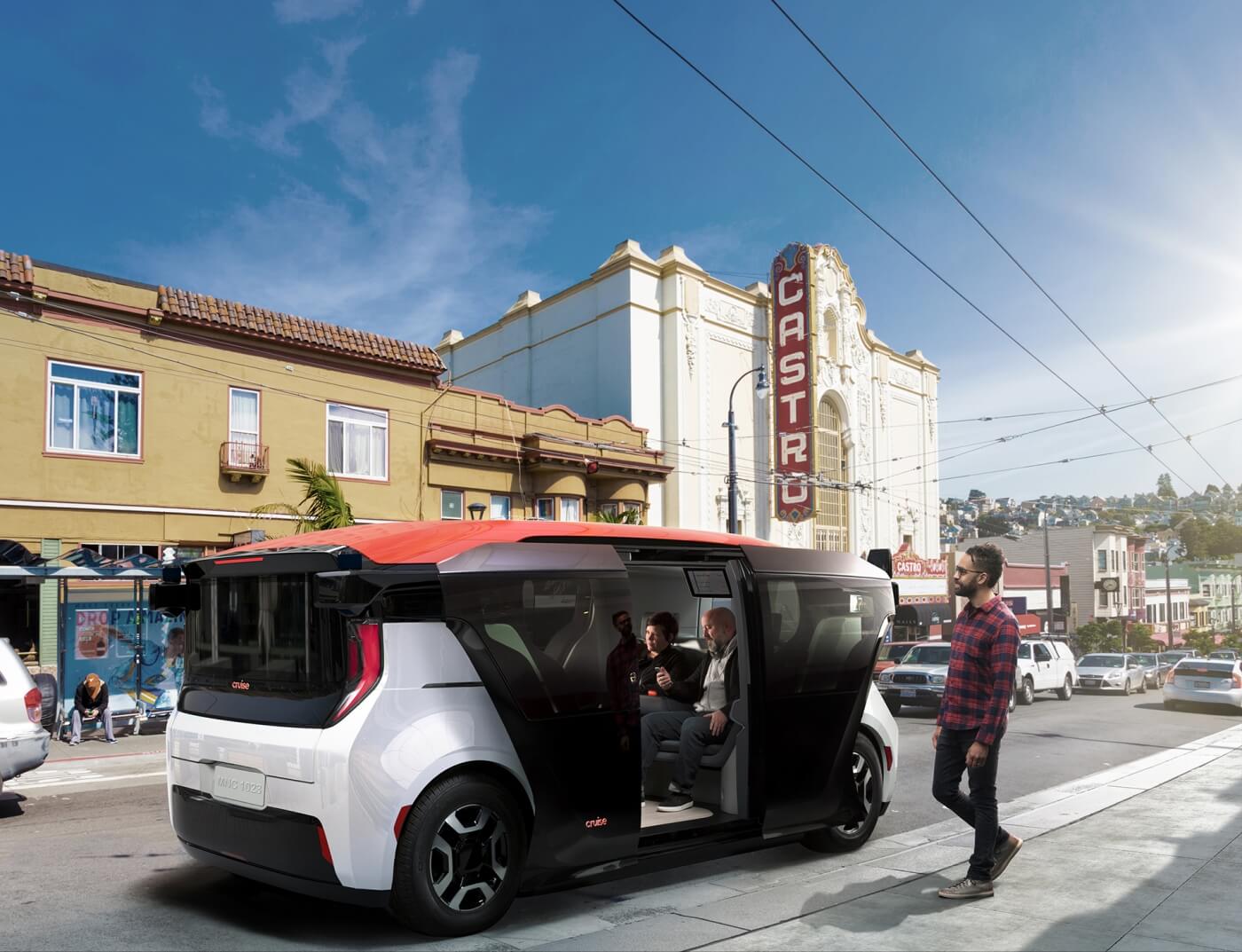 Cruise's self-driving electric shuttle is purpose built for ridesharing
