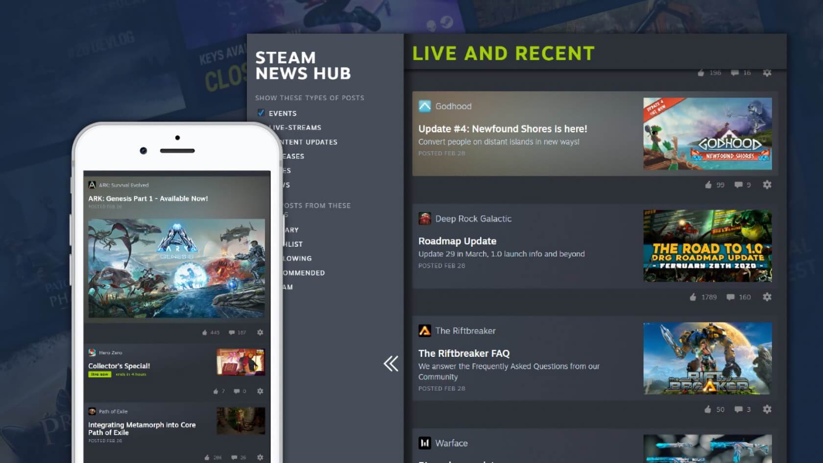 Steam's newest experiment is an overhauled, customizable 'News Hub'
