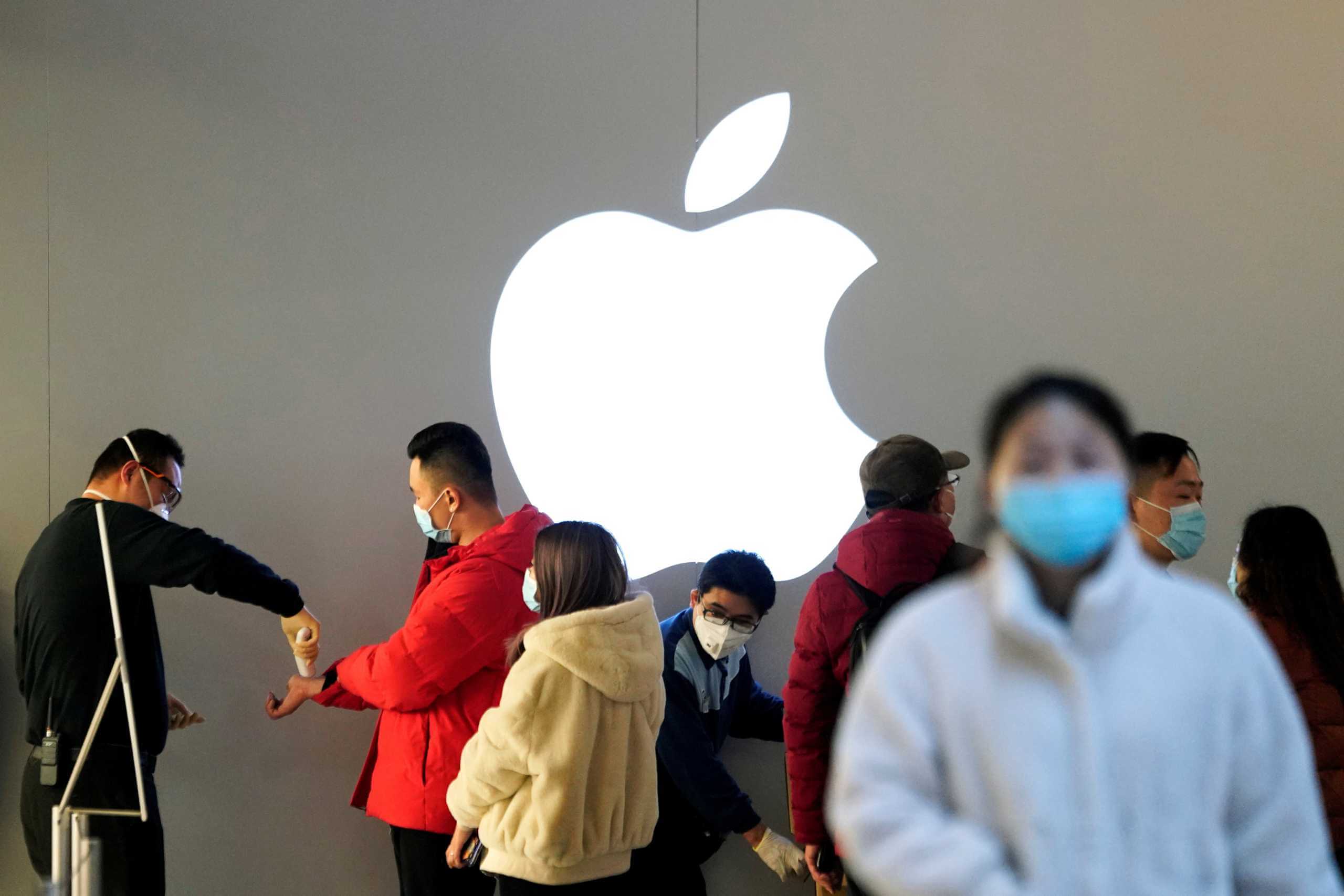 Apple reopens all its China stores as new virus infections fall to single figures