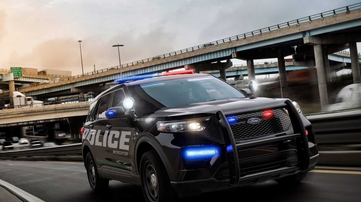 Ford's software update for police interceptors combats Covid-19 by cranking the heat