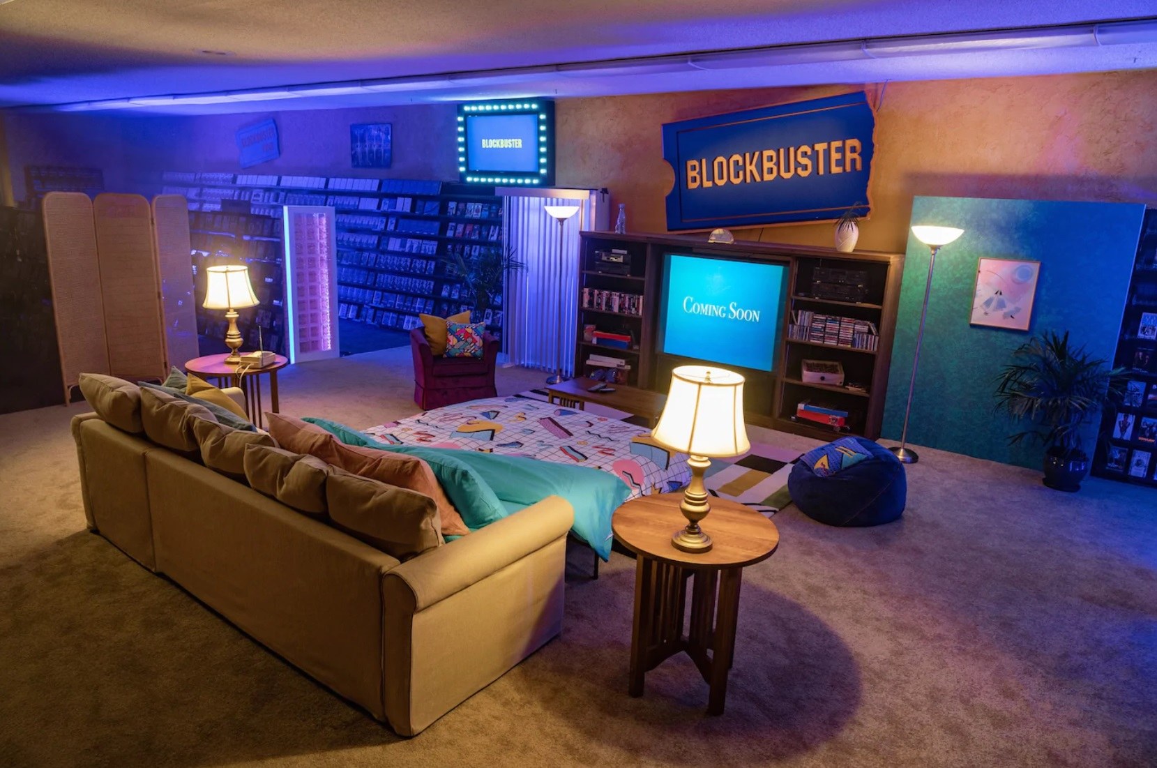 The last Blockbuster in the world is offering nineties-style sleepovers inside the store