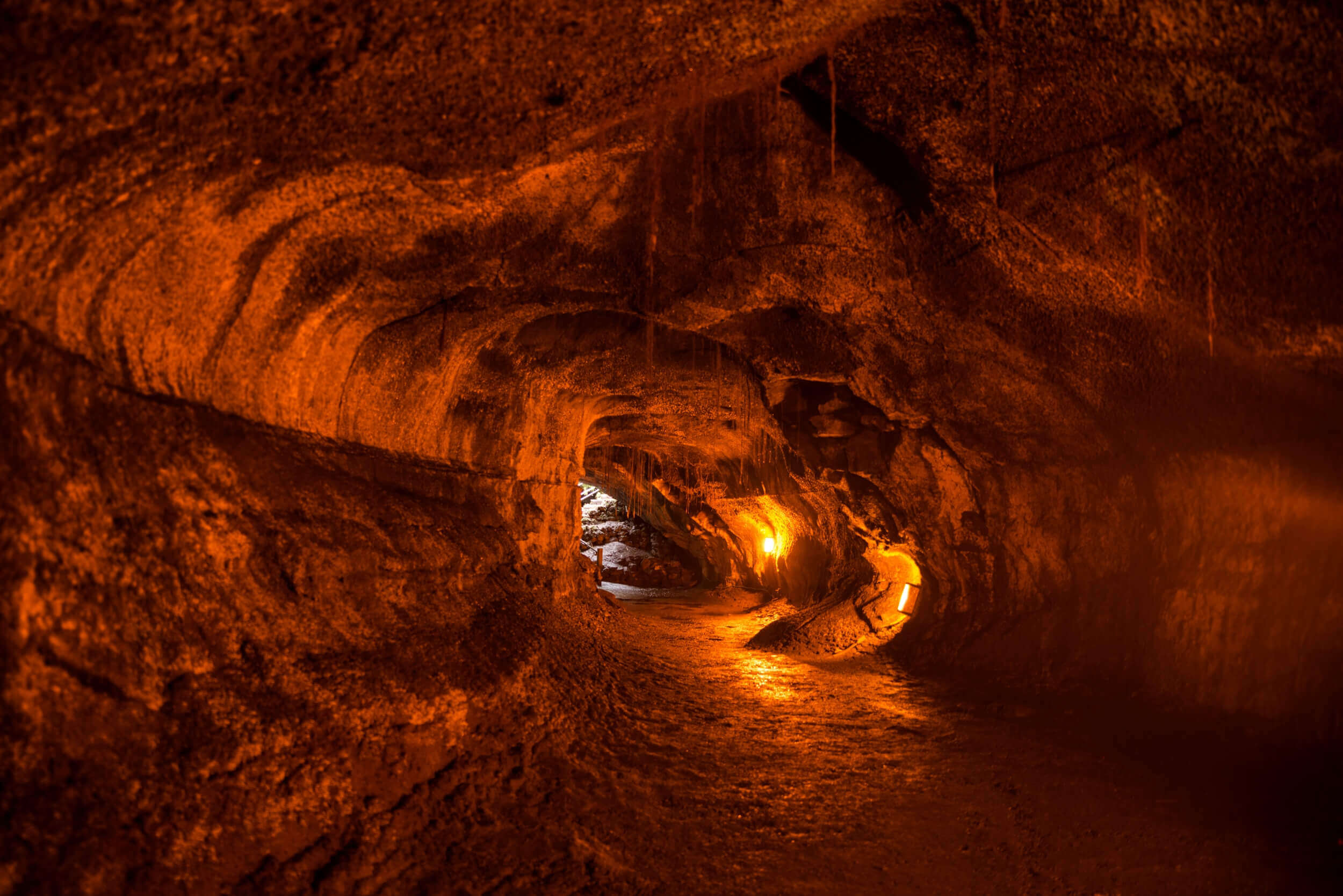 Ancient lava tubes on the Moon and Mars could double as human bases