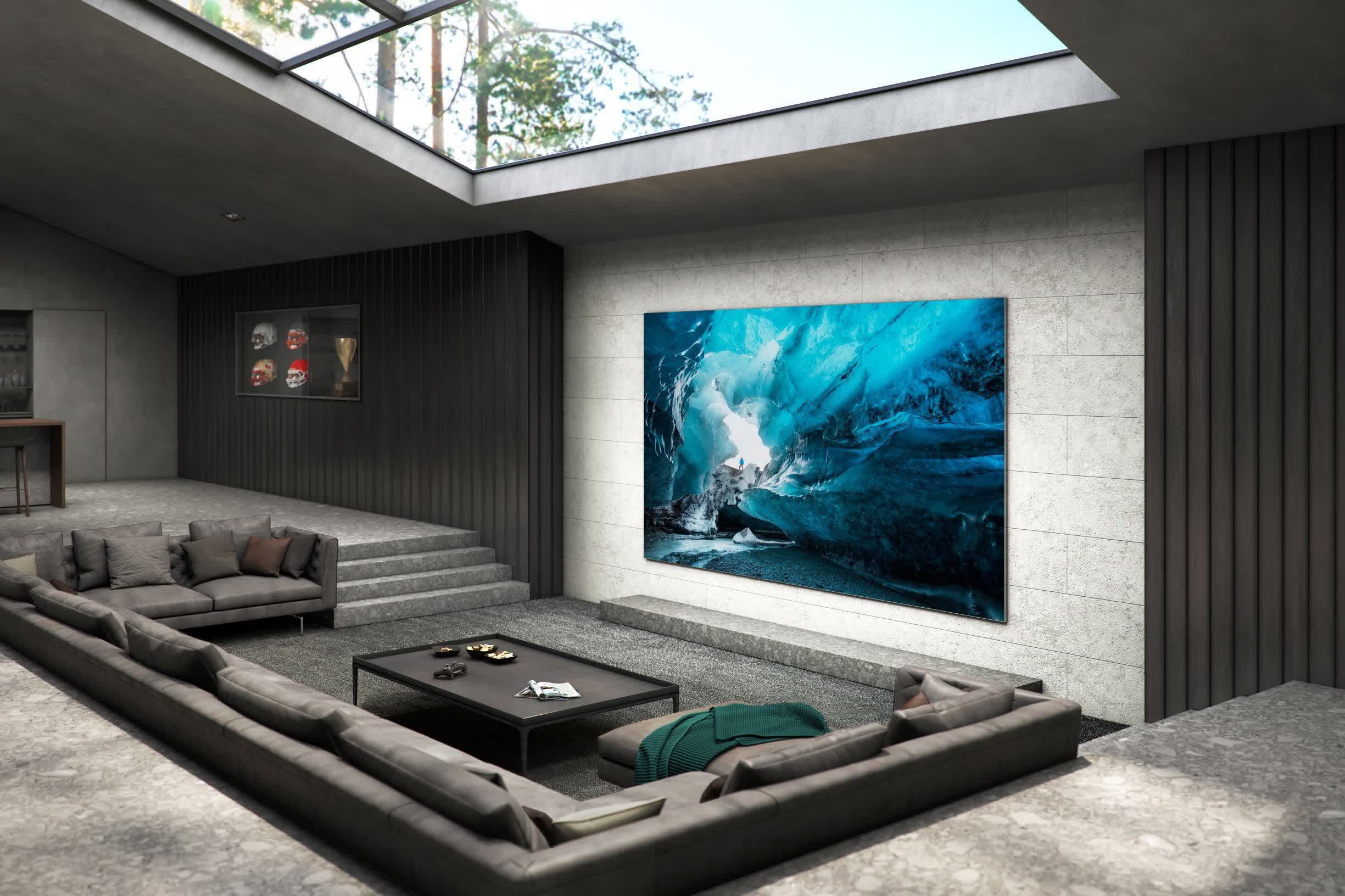Samsung reveals its 110-inch MicroLED 4K television