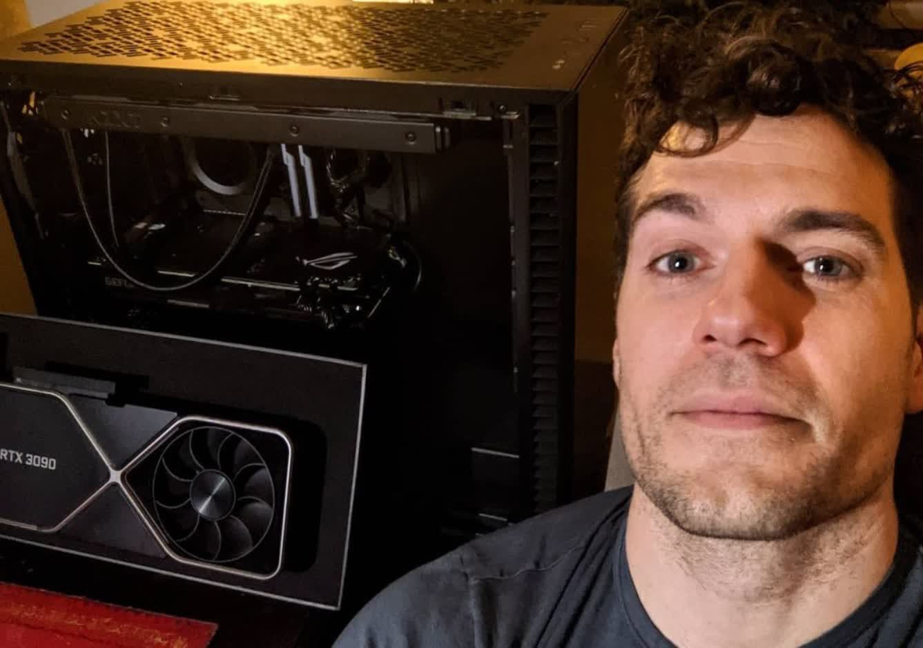 Superman/Witcher star Henry Cavill upgrades to an Nvidia RTX 3090