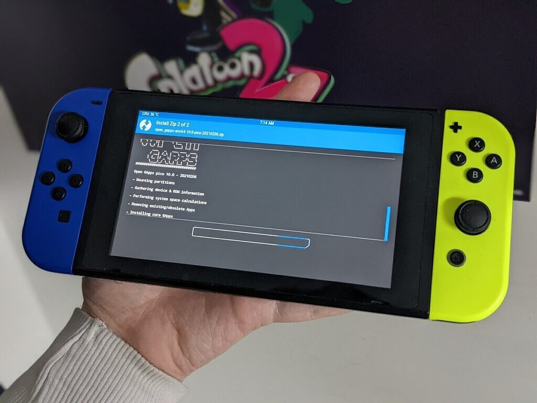 The Nintendo Switch unofficially gets Android 10