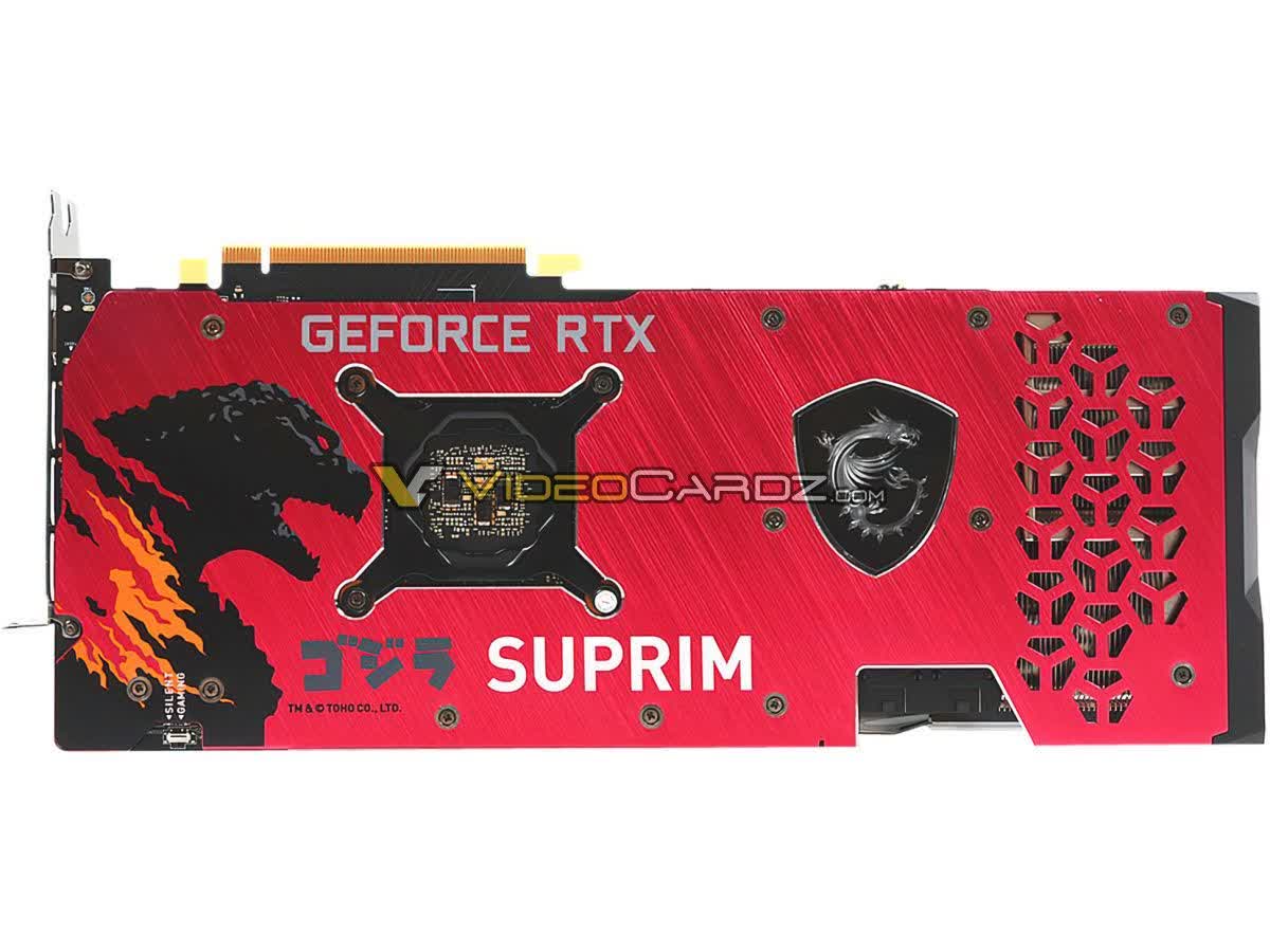 Check out MSI's Godzilla-themed GeForce RTX 3070 card