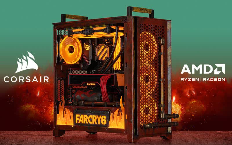 Corsair partners with Ubisoft for Far Cry 6 immersive experience, AMD-powered PC giveaway