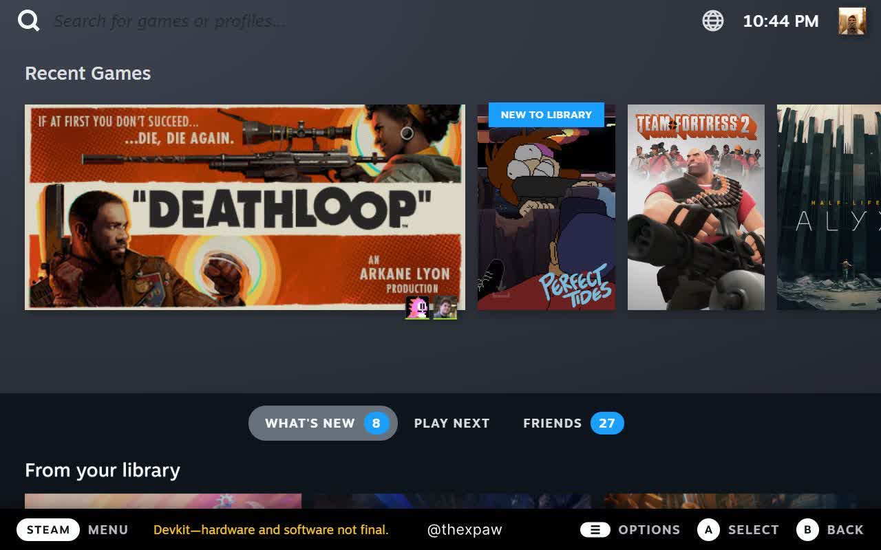 Here's what Steam's Big Picture mode will look like once the Steam Deck UI replaces it