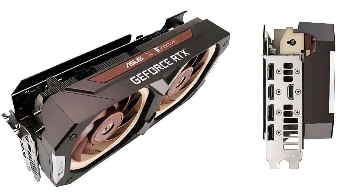 Asus and Noctua's RTX 3070 is revealed in all its brown glory