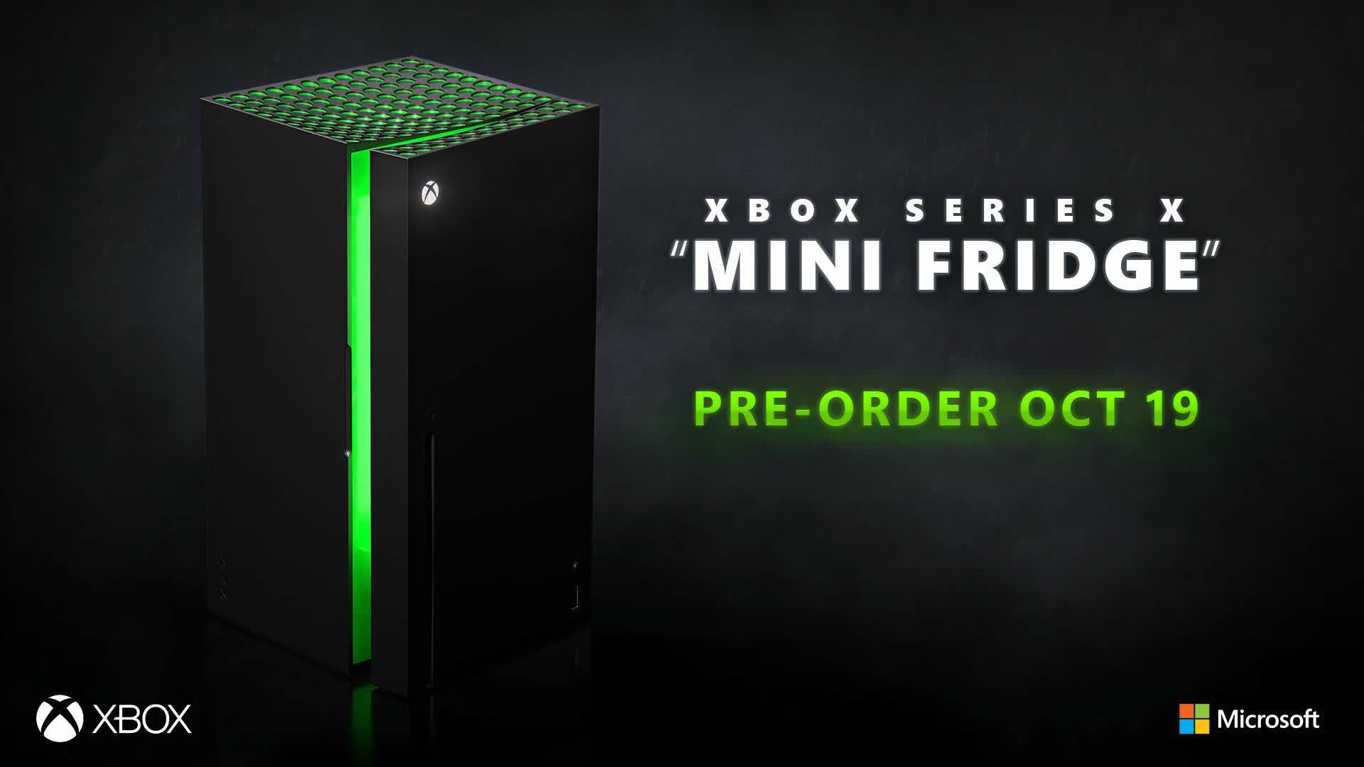 Xbox Series X mini fridge pre-orders open next week