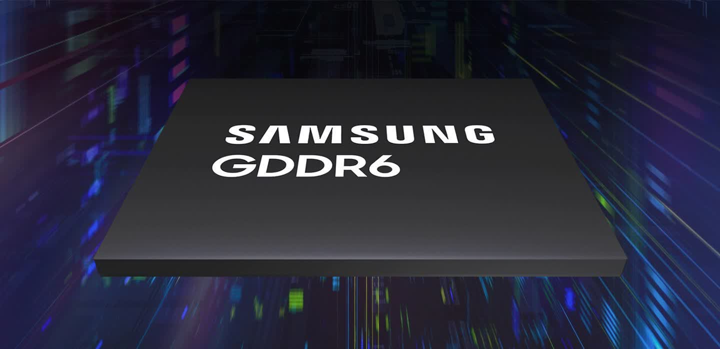 Samsung now sampling 24 Gbps GDDR6 RAM for future GPUs