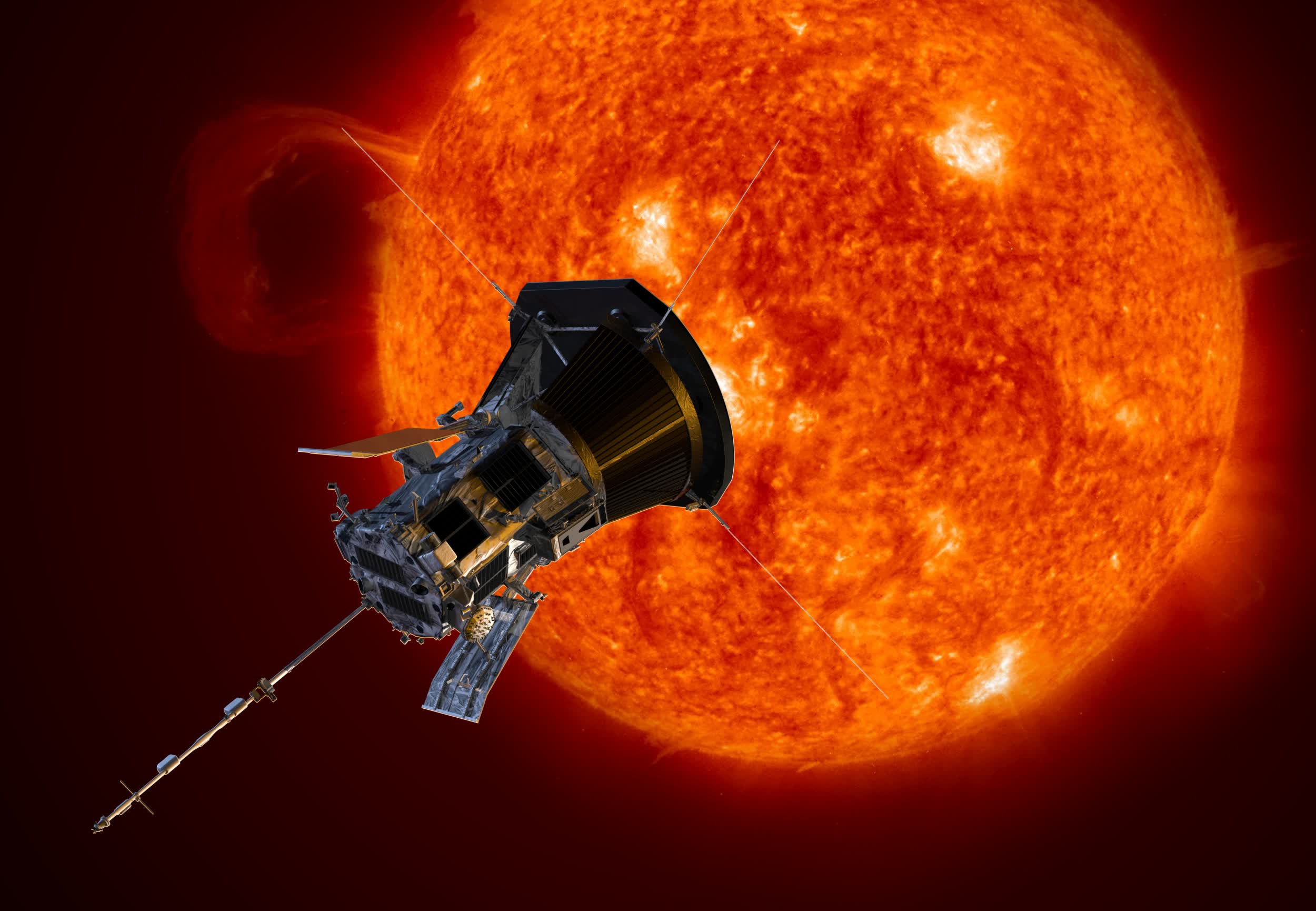 NASA's Parker Solar Probe becomes the first spacecraft to fly through the Sun's atmosphere