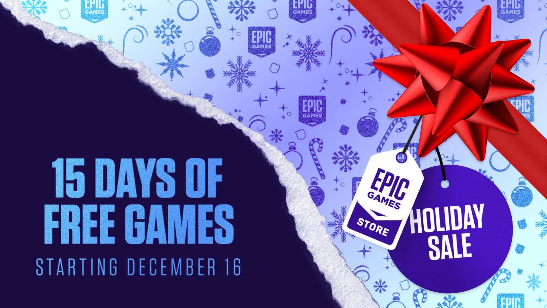 The Epic Games Store holiday sale is live, and they're giving away 15 free games