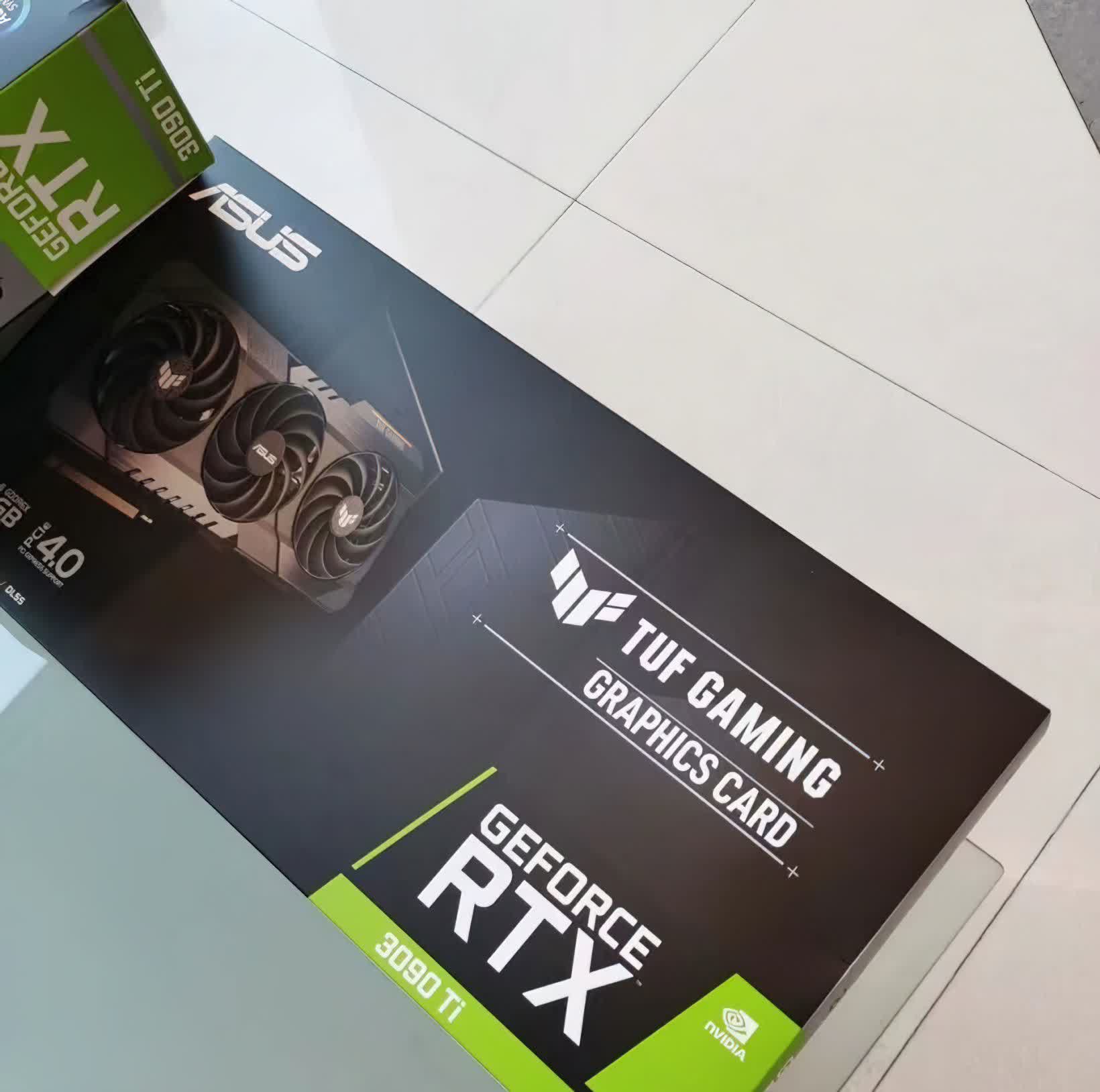 Alleged RTX 3090 Ti packaging could suggest flagship Ampere card is close