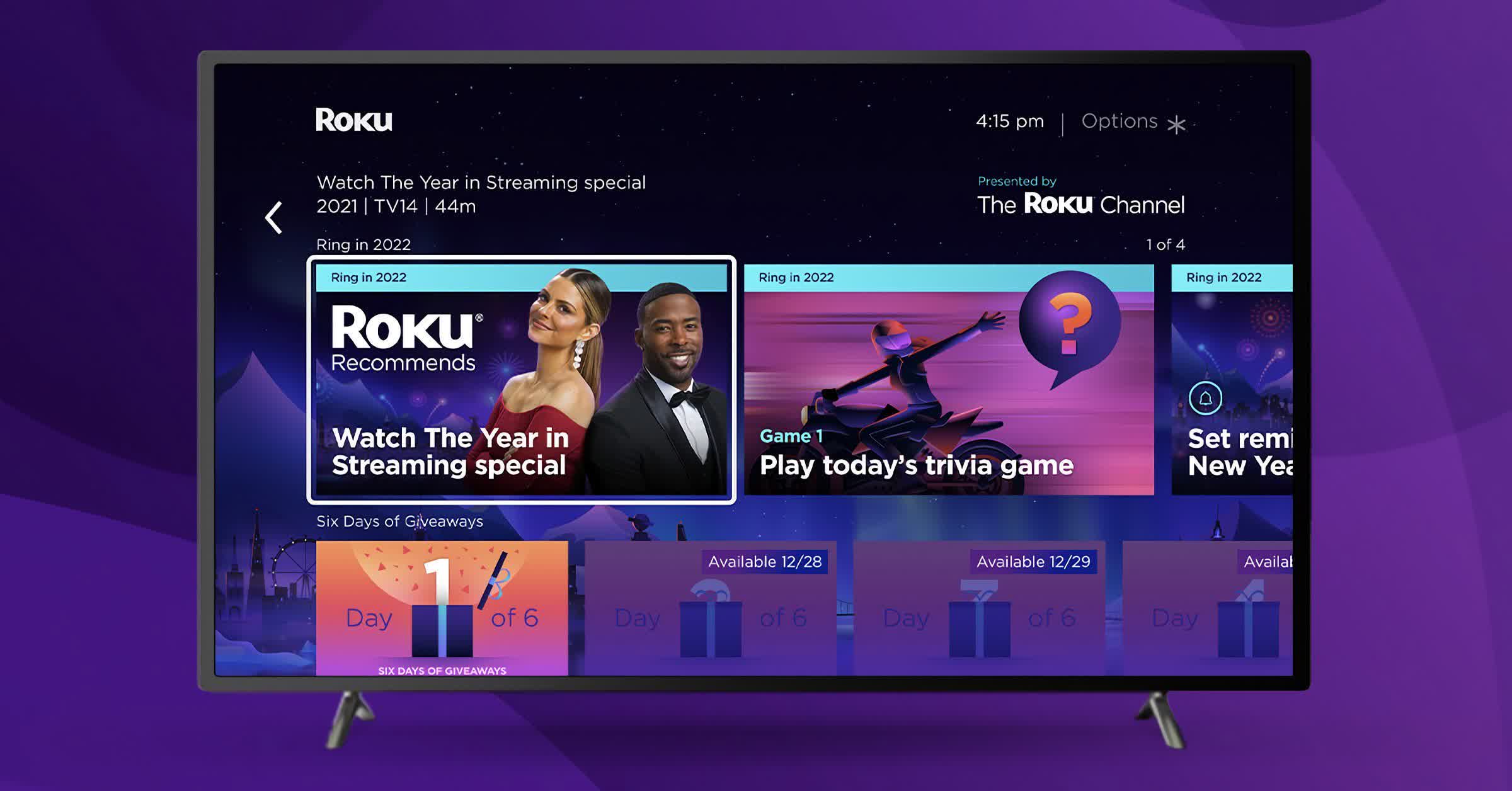 Roku is running interactive pop-up ads during live TV broadcasts