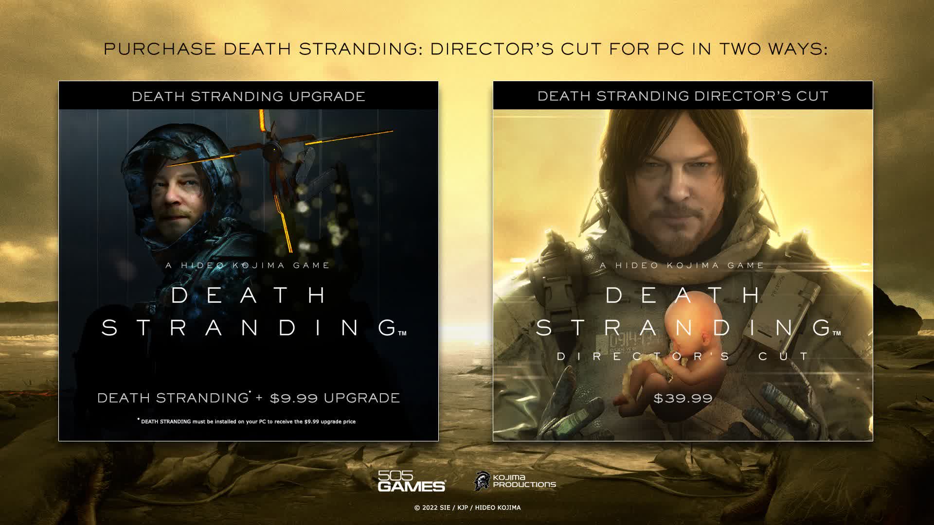 Death Stranding Director's Cut lands on March 30 as a $10 upgrade for base game owners