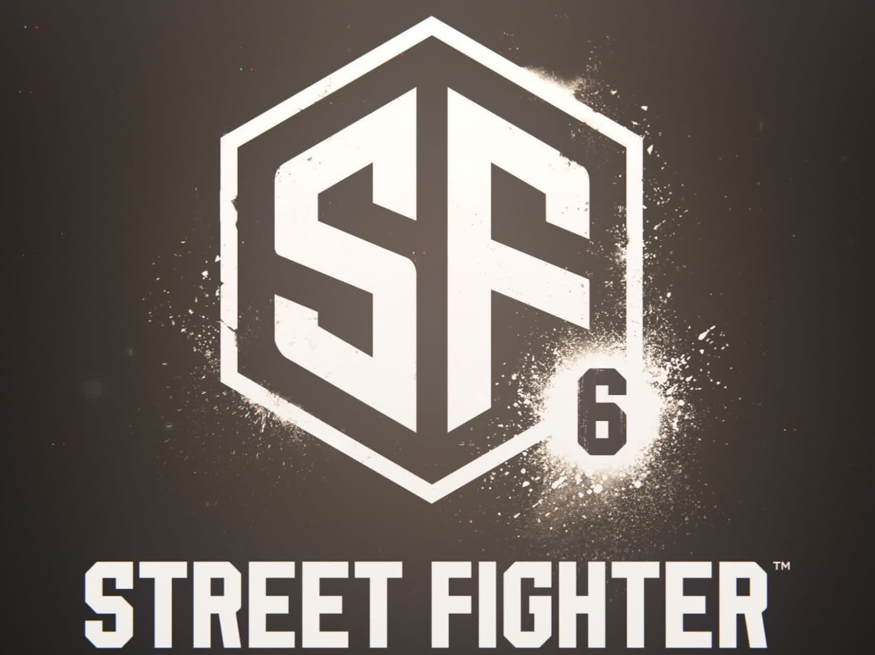 Is the Street Fighter 6 logo an edited stock image?