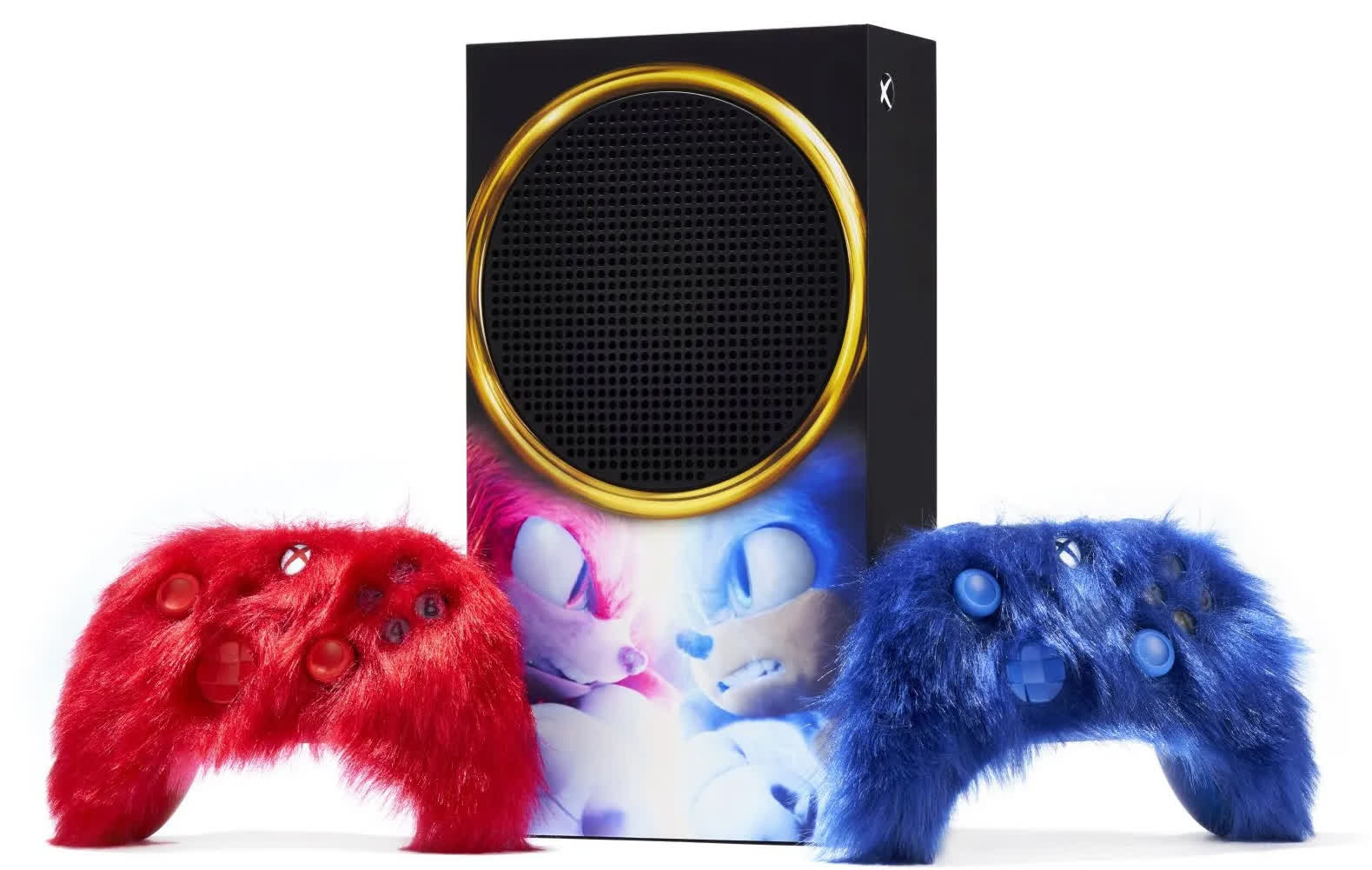 Microsoft's Sonic-themed Xbox giveaway includes furry controllers