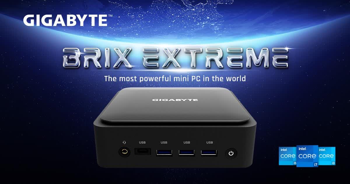 Gigabyte launches the most powerful mini PC in the world: the Brix Extreme