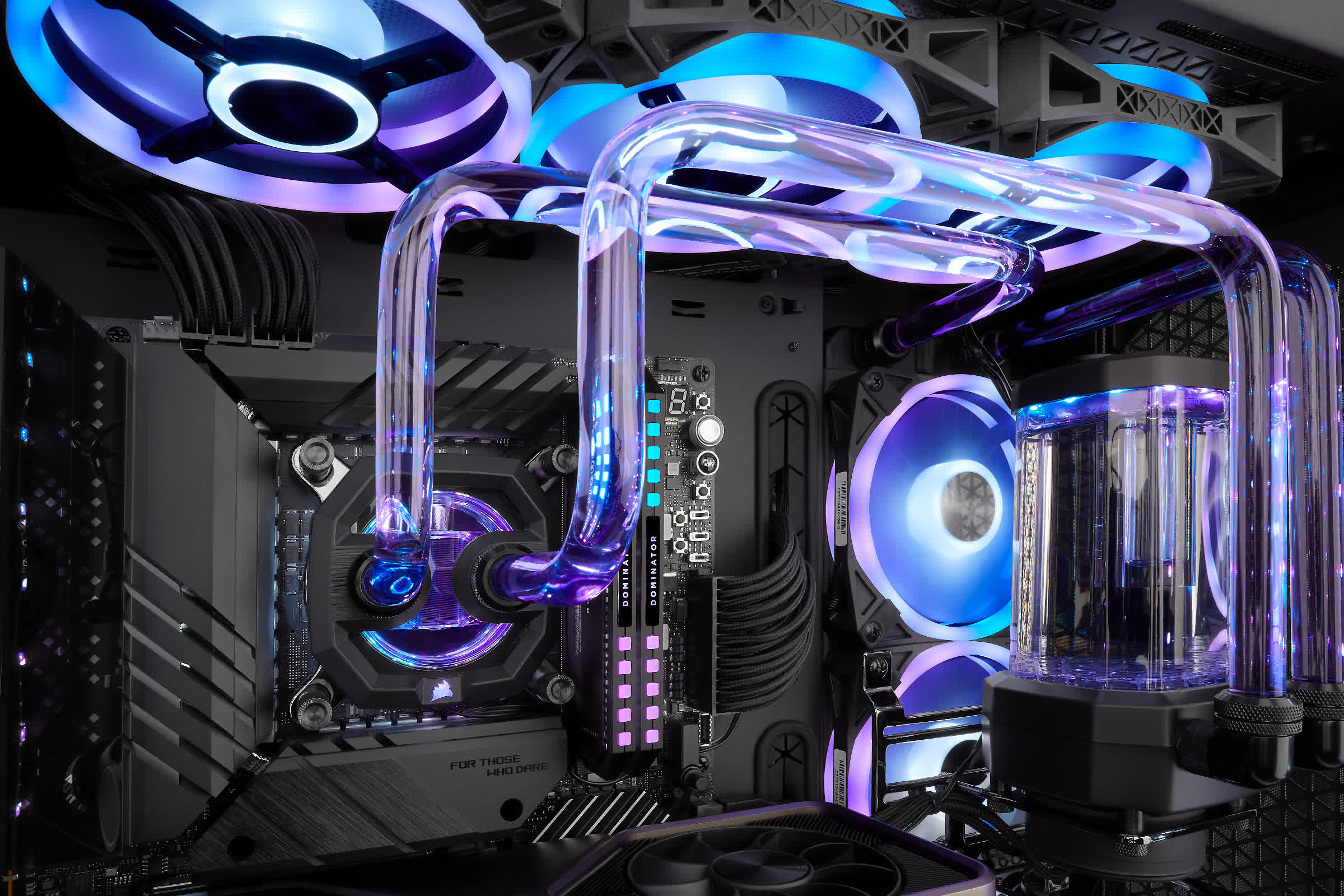 Corsair kits include everything to build your own custom liquid cooling loop