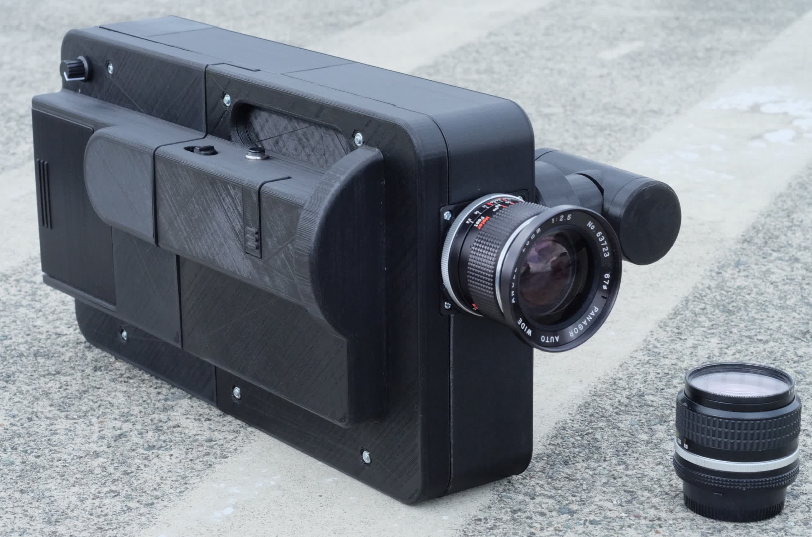 YouTuber designs and 3D prints a 35mm analog video camera