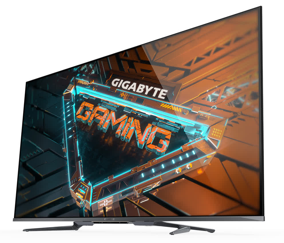Gigabyte reveals 55-inch 4K gaming monitor with Android OS, 120Hz refresh rate, and more