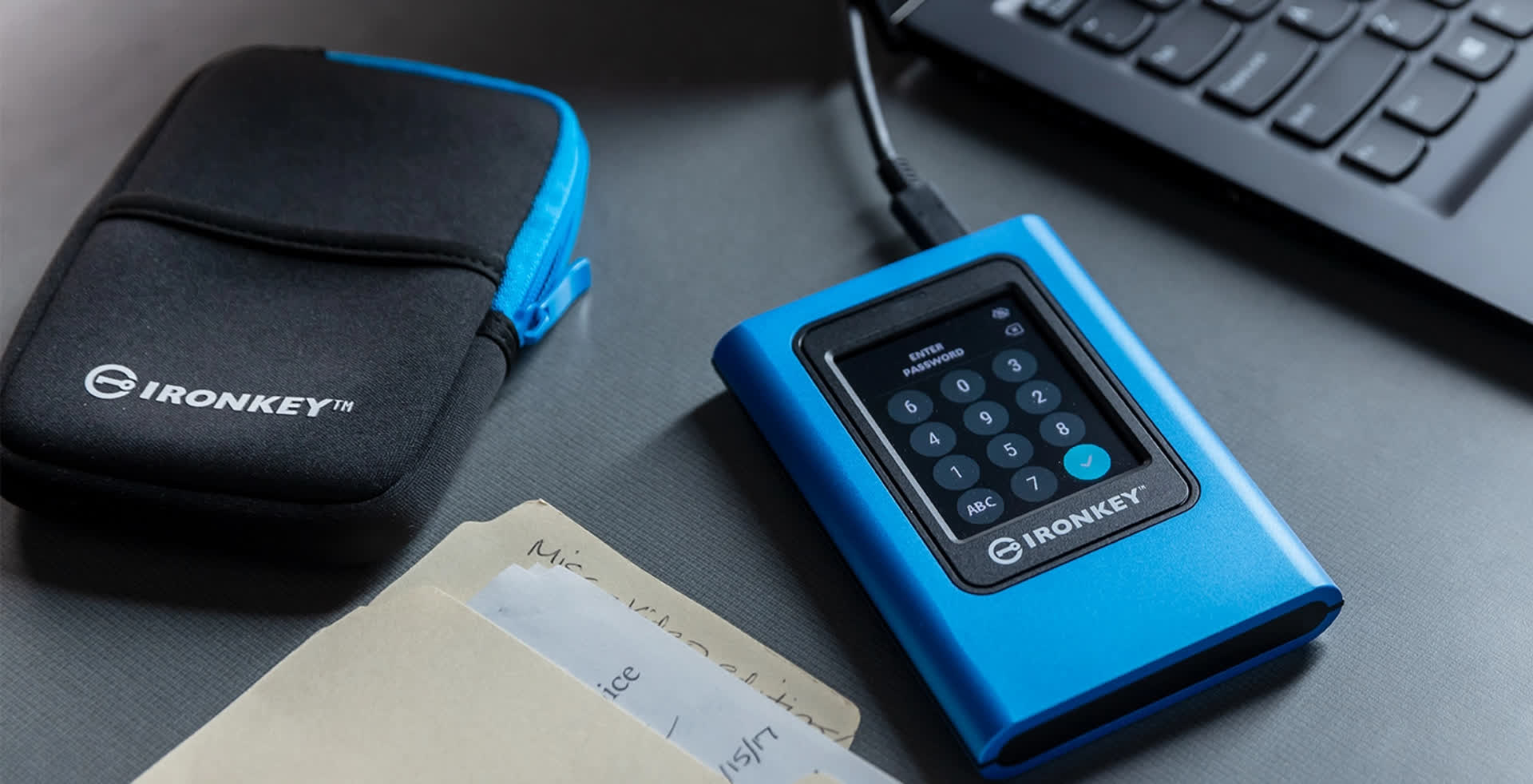 Kingston IronKey external SSD features a color touchscreen, built-in protection against brute-force attacks