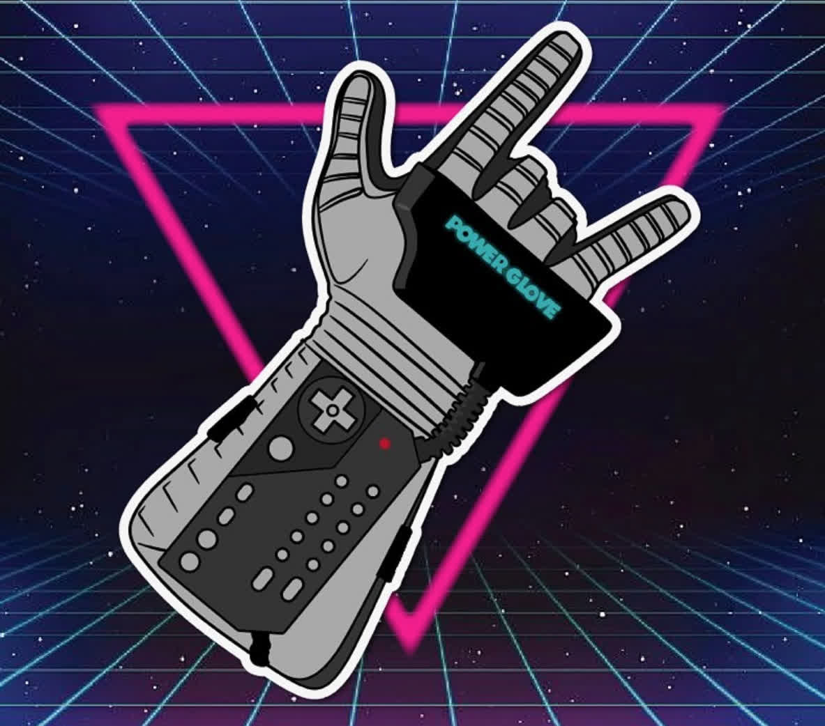 Nintendo Power Glove modded to work with the Switch