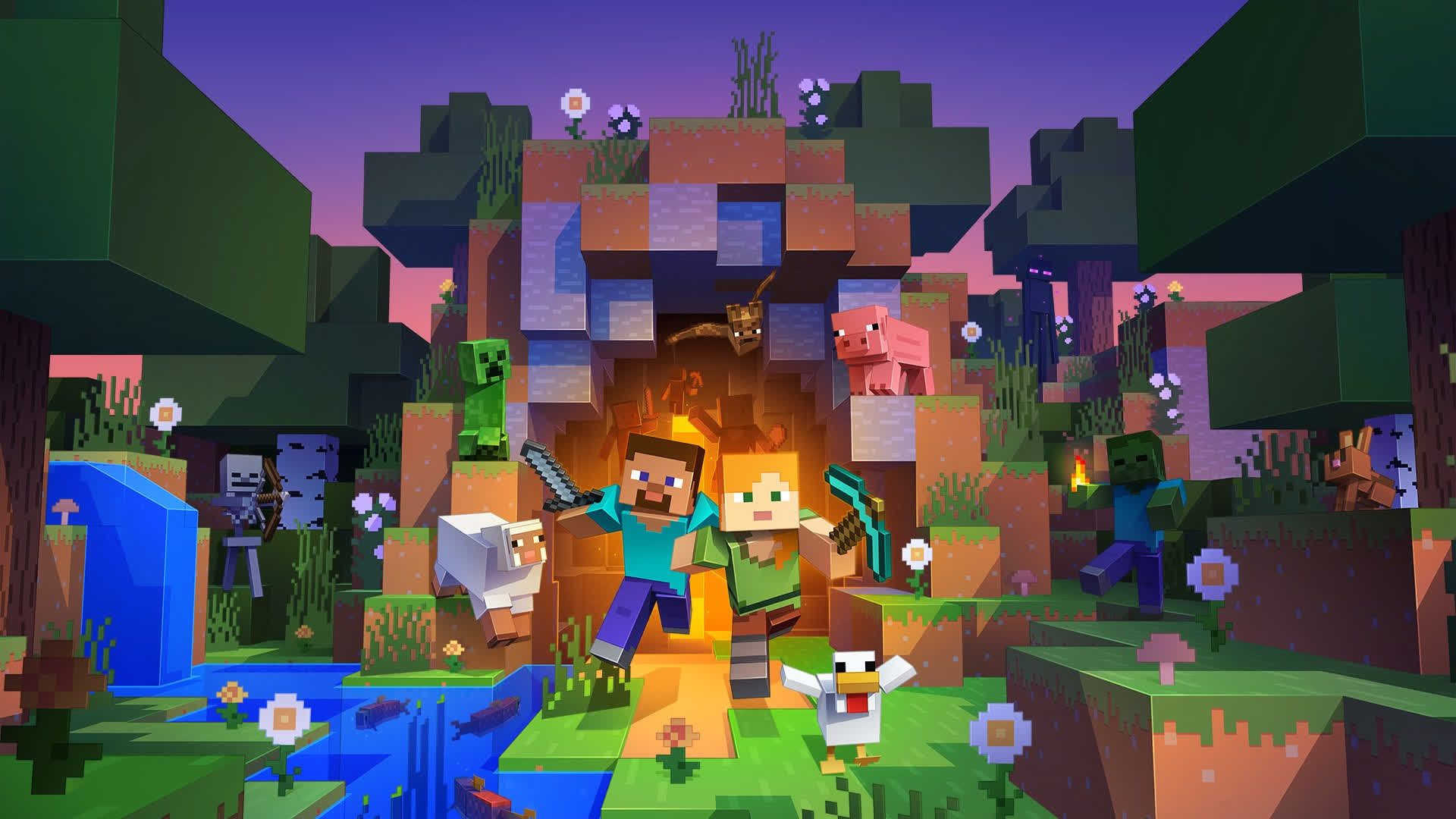 Minecraft's Java and Bedrock Editions are getting permanently bundled today