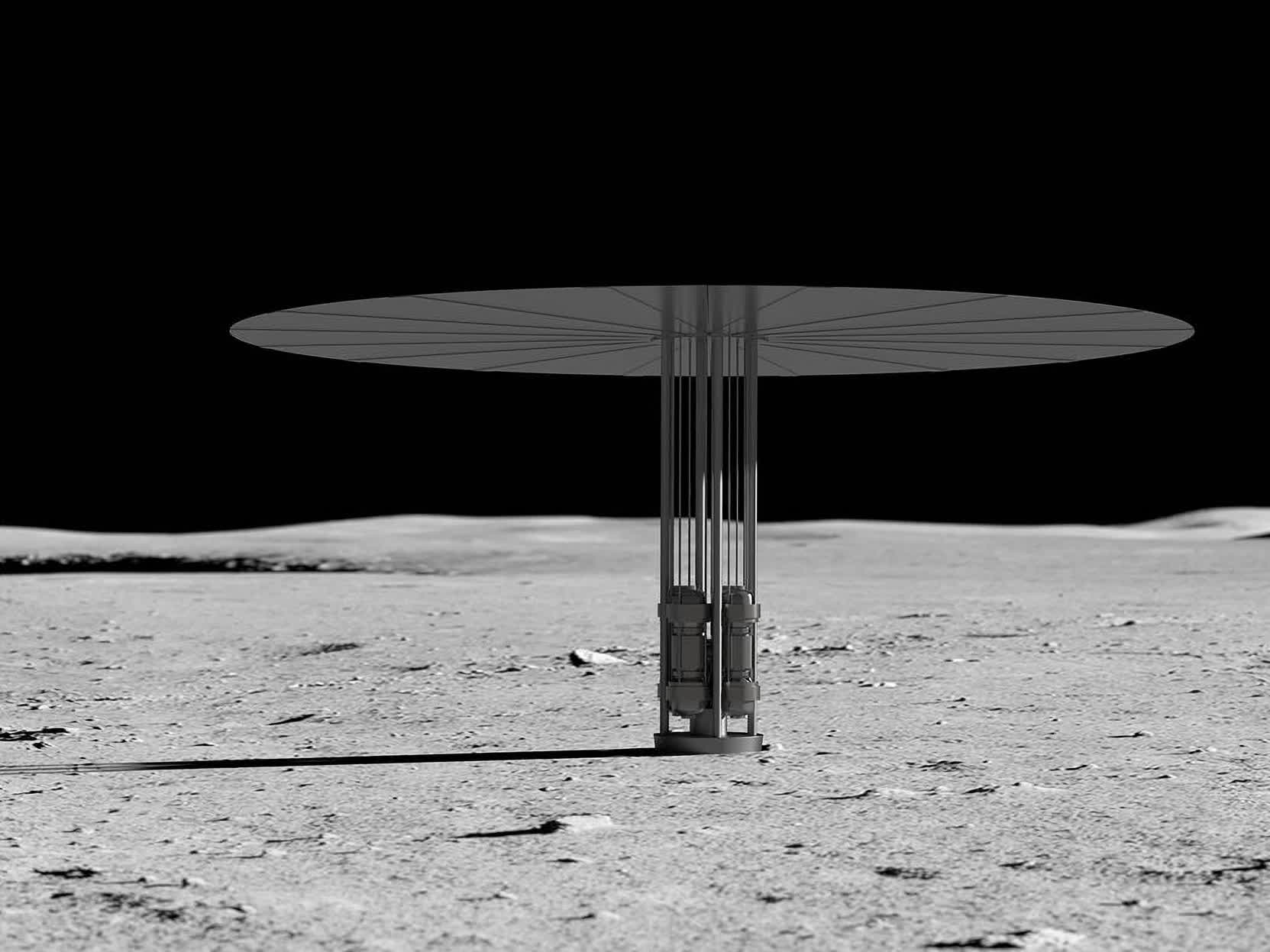 China and the US have plans for nuclear-powered moon bases