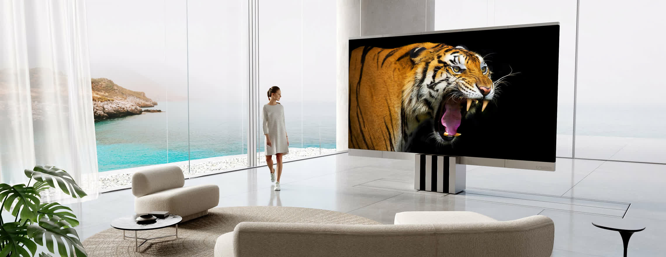 These 165-inch folding MicroLED TVs are perfect for lottery winners