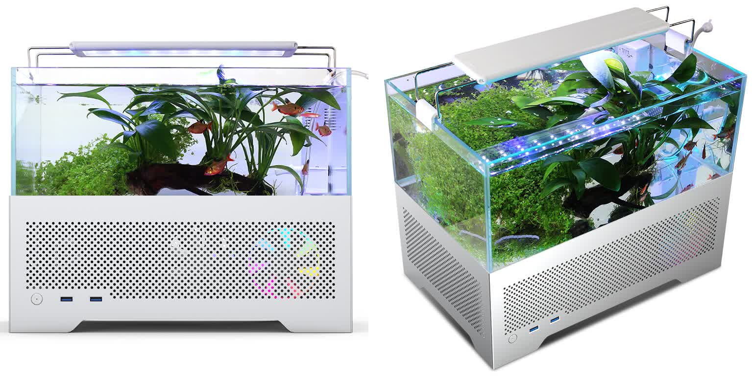 This PC case with built-in aquarium is a terrible idea