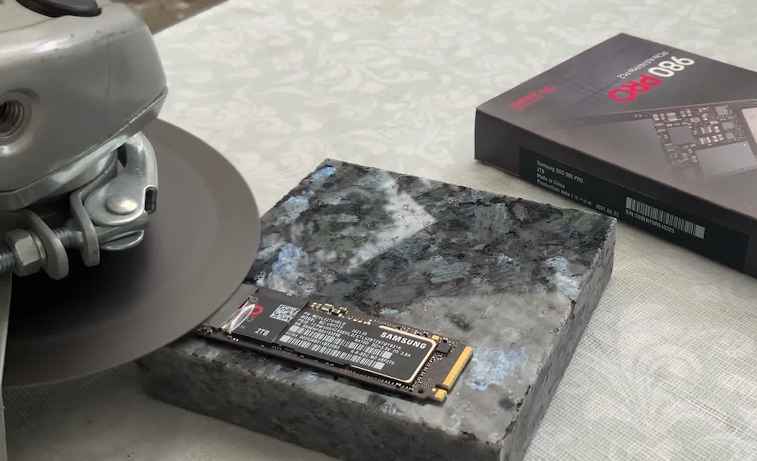 Samsung asks customer to destroy 980 Pro SSD with a drill before returning it for RMA