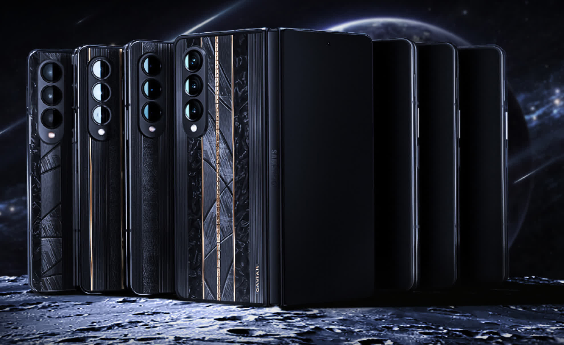 Caviar reveals meteorite-infused Galaxy Z Fold 4 line priced up to $11,500