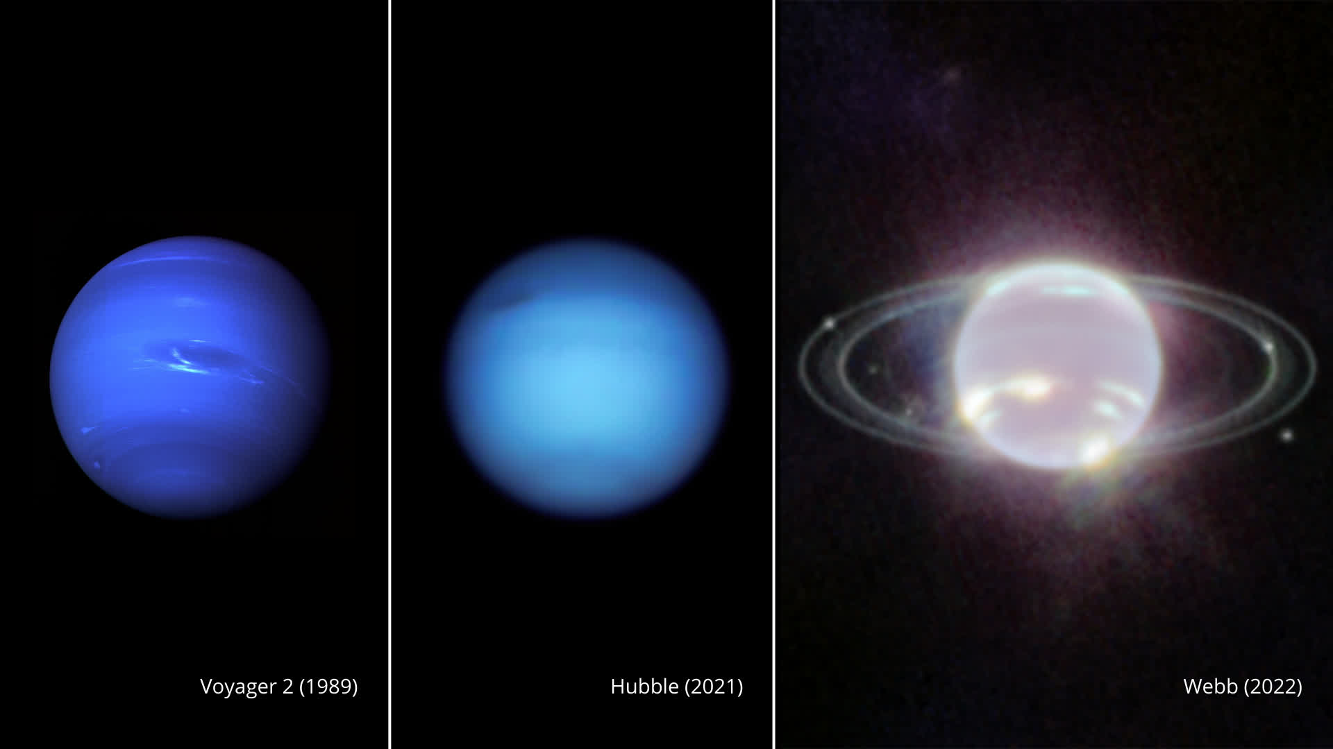 James Webb Telescope captures clearest image of Neptune's rings in more than 30 years