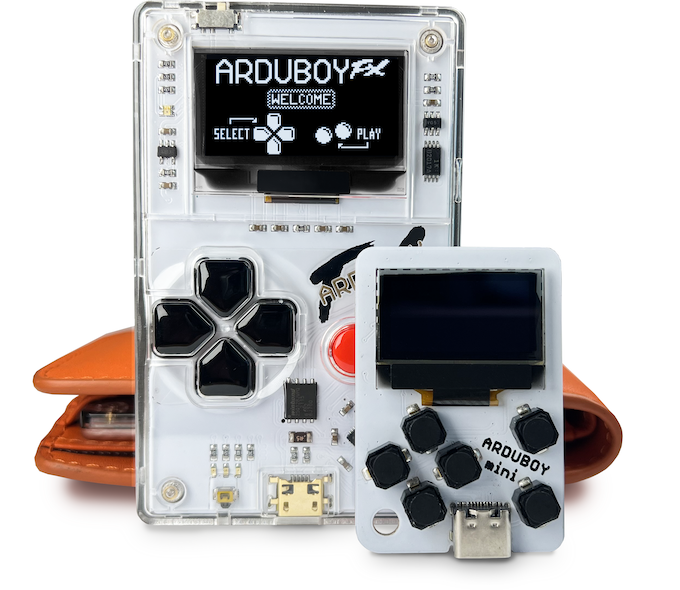 The matchbook-sized Arduboy Mini 8-bit console blasts previous its Kickstarter objective