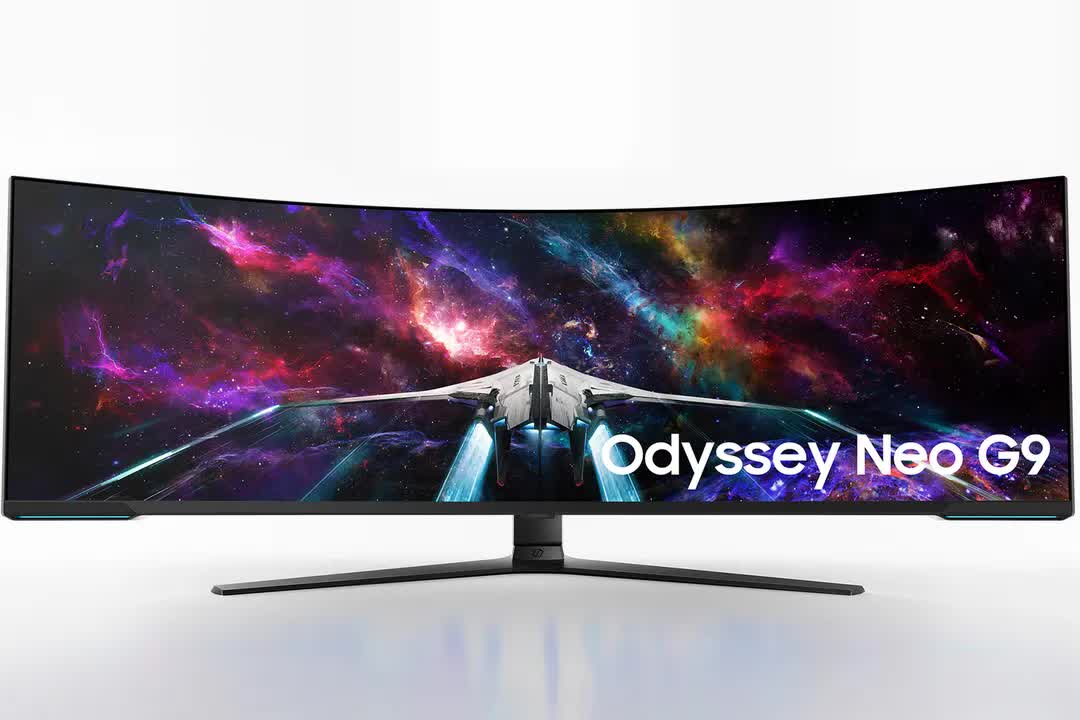 New Samsung monitors include 57-inch 8K ultrawide and two massive QD-OLED displays
