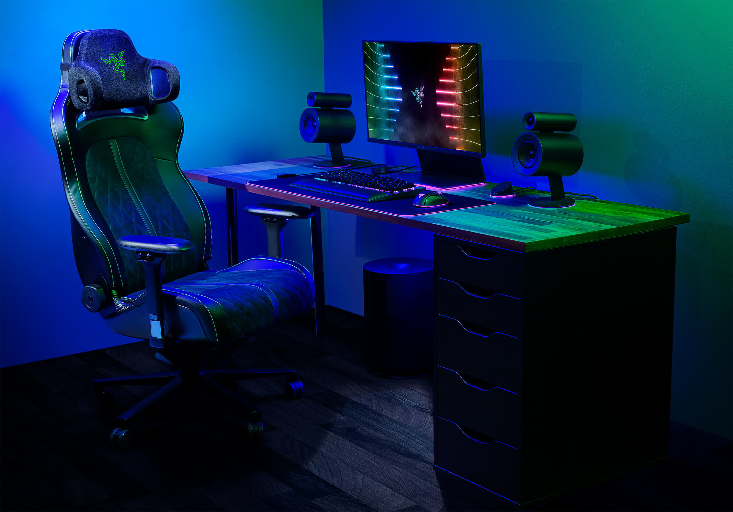 Razer's CES moonshot is a surround sound-enabled cushion for your gaming chair