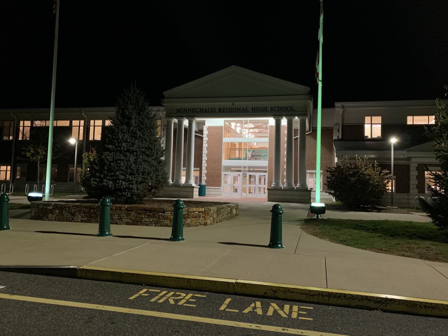 A software glitch has left a high school's lights on for over a year