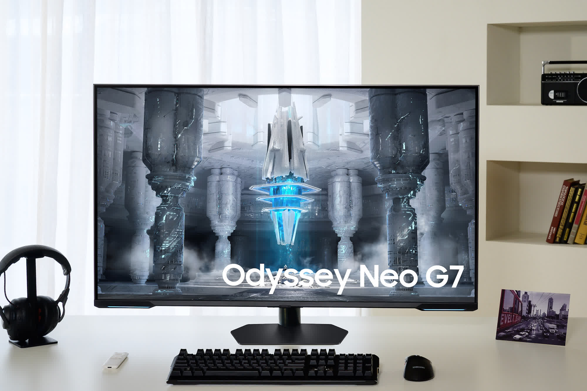 Samsung unveils the 43-inch Odyssey Neo G7, its first flat Mini-LED gaming monitor