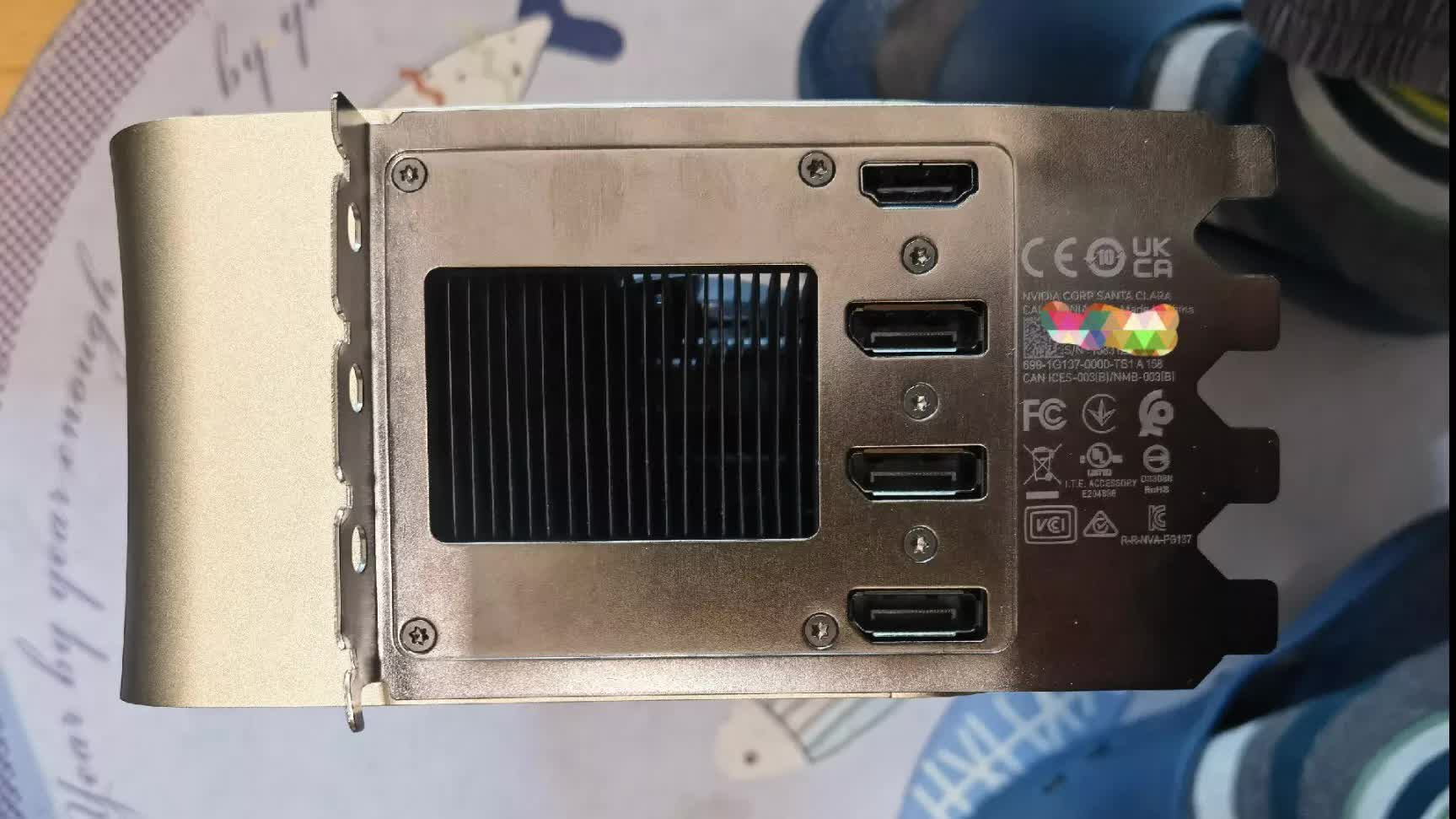 Are these the first photos of a quad-slot, 800W Nvidia Titan RTX Ada?