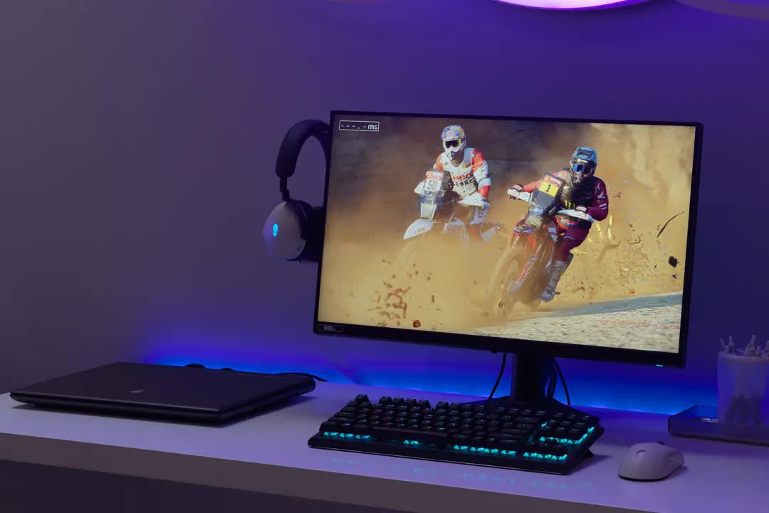 Alienware announces 500Hz monitor alongside wireless keyboard, headset, and mouse