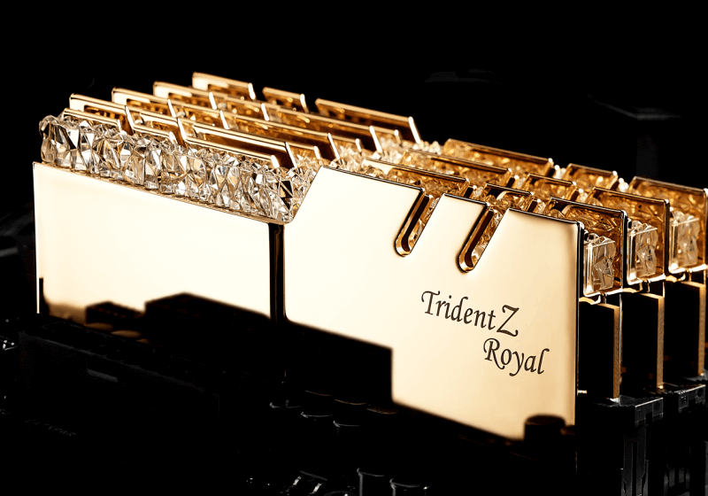 G.Skill introduces the Trident Z Royal Series with crystals and 
