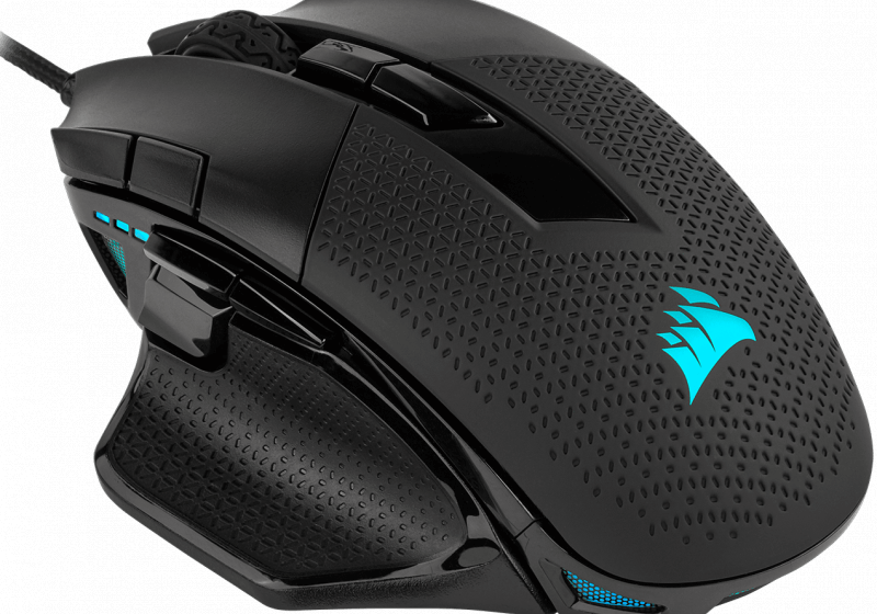 Corsair's Nightsword RGB gaming mouse detects its center of gravity in