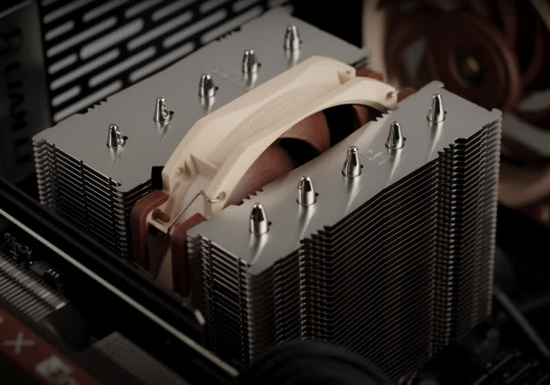 Noctua's latest 120mm class dual-tower cooler can squeeze into smaller PC builds